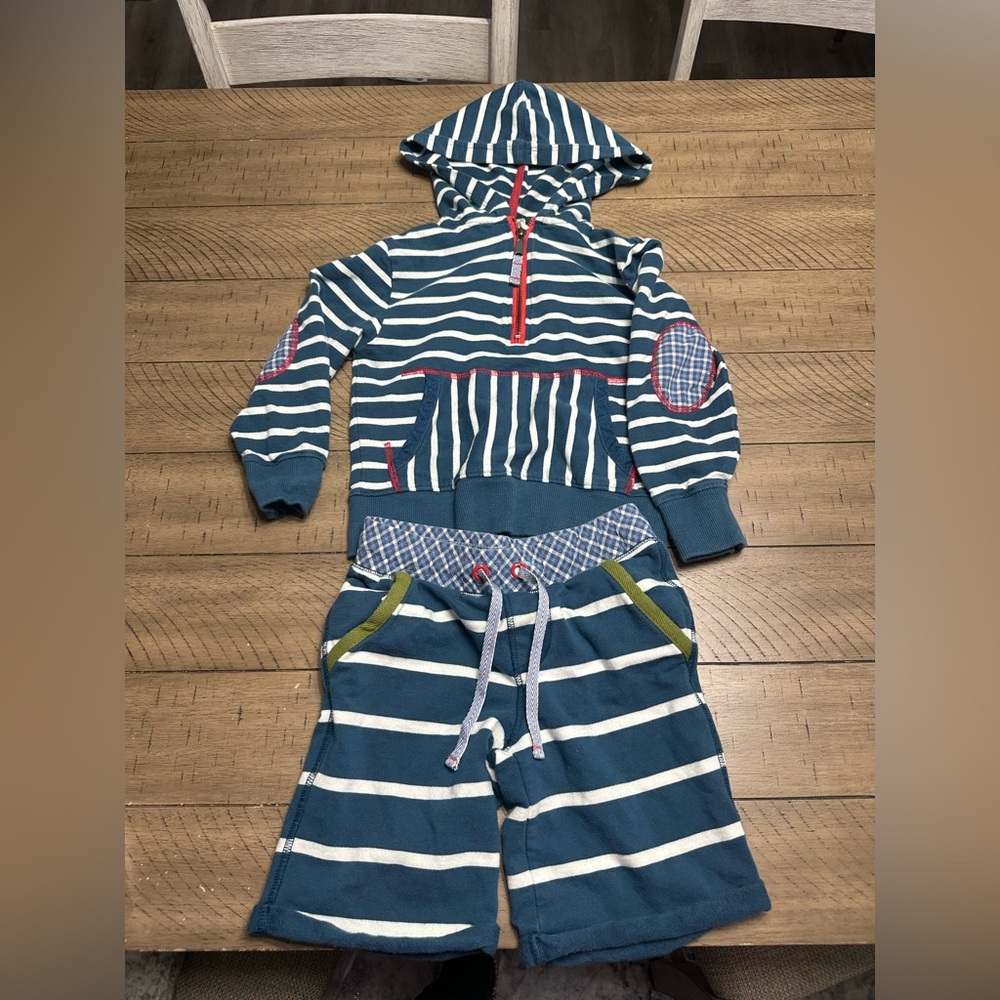 Matilda Jane Joanna Gaines Patches & Pluck Hoodie & Short Set Size 4 - Picture 2 of 5